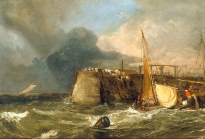 Oude Margate Pier door Joseph Mallord William Turner