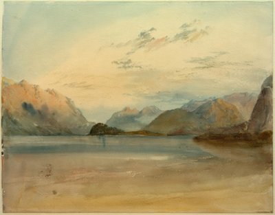 Op het Comomeer door Joseph Mallord William Turner