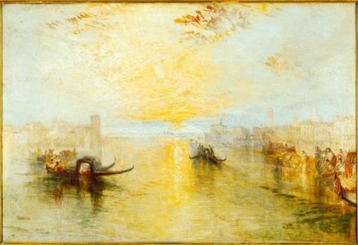 St. Benedetto, kijkend naar Fusina door Joseph Mallord William Turner