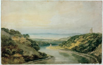 De Avon Gorge richting Bristol Channel, met Cooks Folly door Joseph Mallord William Turner