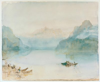 De baai van Uri door Joseph Mallord William Turner