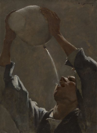 Studie voor "Een Aragonese smokkelaar", 1881 door William Turner Dannat
