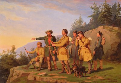 Boones Eerste Uitzicht op Kentucky, 1849 door William Tylee Ranney