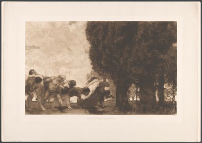 Bacchantenzug, Naar Franz Stück door William Unger