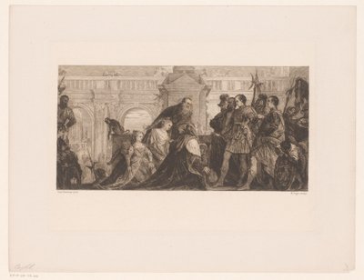 Edelmoedigheid van Alexander de Grote door William Unger