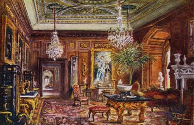 Warwick Castle: Ceder Tekenkamer door William W. Quatremain