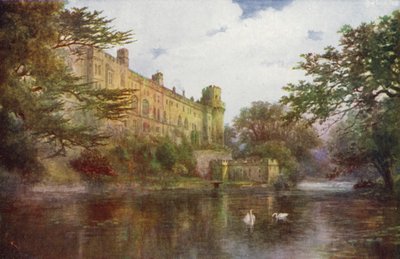 Warwick Castle, vanaf de Avon door William W. Quatremain