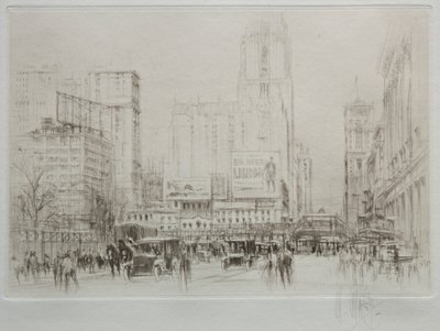 New York City: 42nd Street door William Walcot