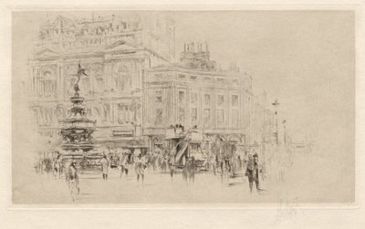 Picadilly Circus door William Walcot