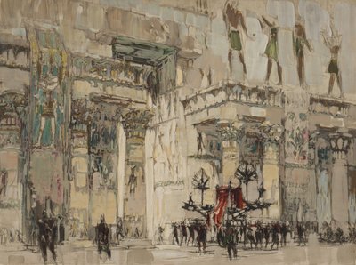Mogelijk een versie van Bezoek aan de Tempel van Isis door William Walcot