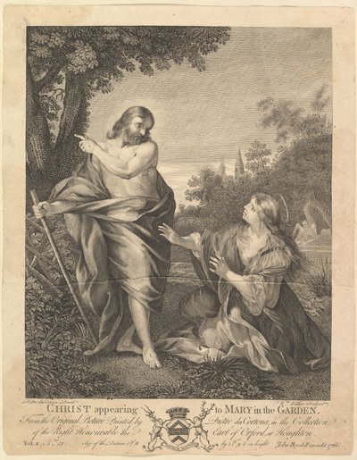 Christus Verschijnt aan Maria in de Tuin door William Walker