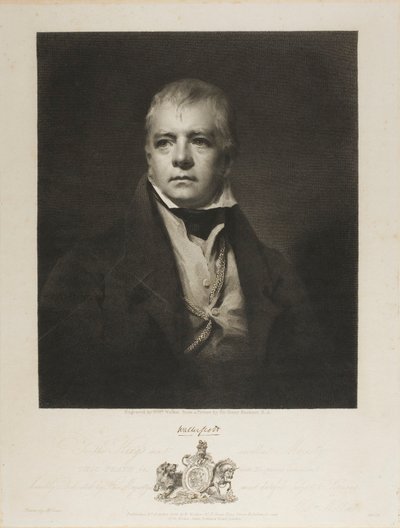 Sir Walter Scott Bart door William Walker