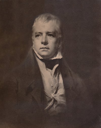 Sir Walter Scott, Schotse romanschrijver en dichter, c1826 door William Walker