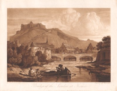 Brug van de Sambre bij Namen door William Ward