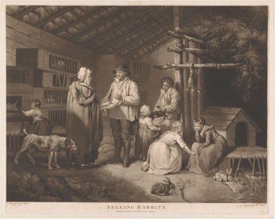 Konijnenverkoper door William Ward