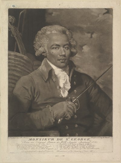 Monsieur de St. George door William Ward