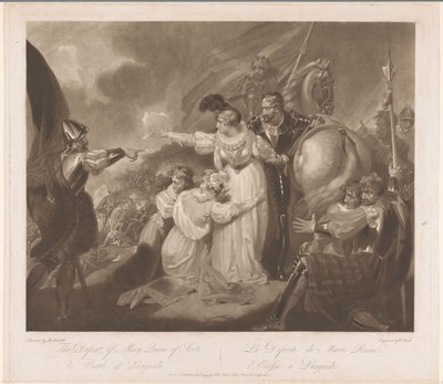 Nederlaag van Maria, koningin van Schotland, tijdens de slag bij Langside door William Ward