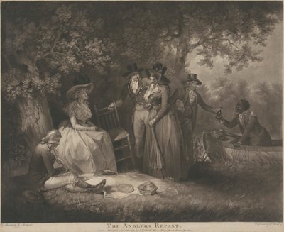 De maaltijd van de visser door William Ward