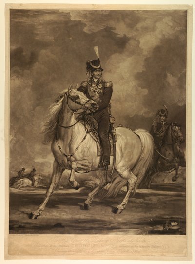 De Hetman Graaf Platoff Gezeten op zijn Favoriete Paard door William Ward