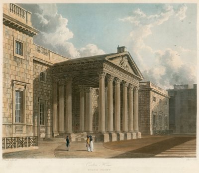 Carlton House, Londen, noordzijde door William Westall