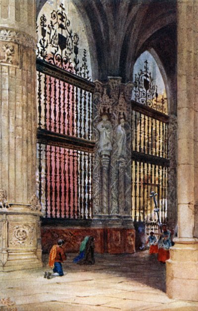 Burgos, de Capilla Mayor door William Wiehe Collins
