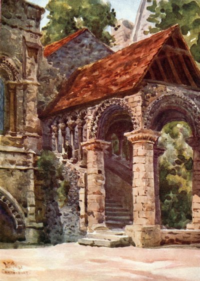 Canterbury, de Normandische trap door William Wiehe Collins