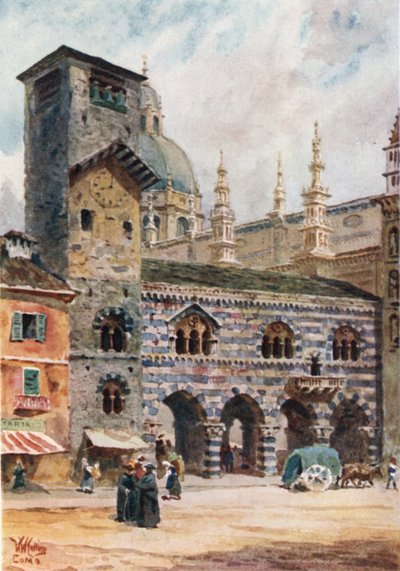 Como. De Brotello en Kathedraal door William Wiehe Collins