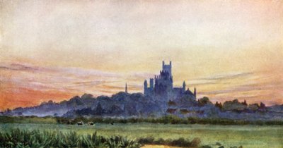 Ely vanuit de moerassen door William Wiehe Collins