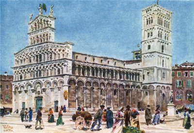 Lucca. S. Michele door William Wiehe Collins