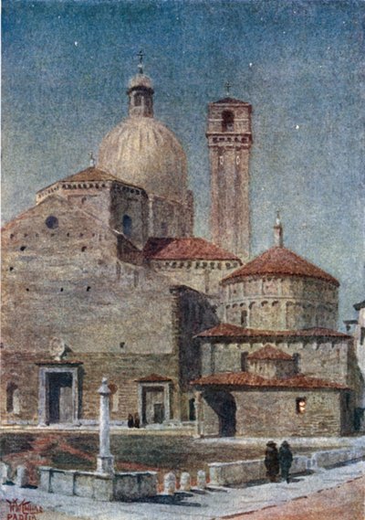 Padua. De Kathedraal door William Wiehe Collins