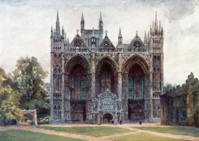 Peterborough, de Westelijke Voorzijde door William Wiehe Collins