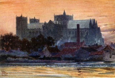 Ripon, de kathedraal door William Wiehe Collins