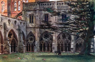 Salisbury, de Kloosters door William Wiehe Collins
