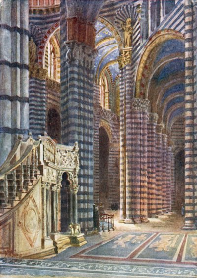 Siena. De Arco di S. Giuseppe door William Wiehe Collins