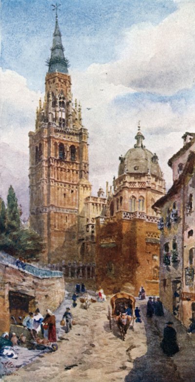 Toledo, de Kathedraal door William Wiehe Collins