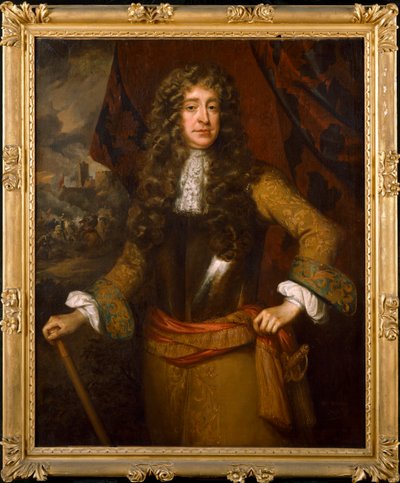 Onbekende Man genaamd Willem III door William Wissing or Wissmig
