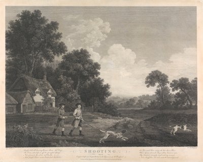 Jacht, plaat II door William Woollett