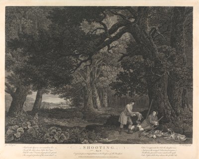 Schieten, Plaat IV door William Woollett