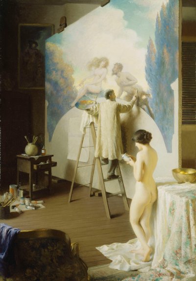 De schilder, 1913 door William Worcester Churchill
