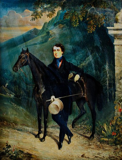 Portret van een heer door William Wyld