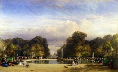 De Tuilerieën Tuinen, Parijs door William Wyld