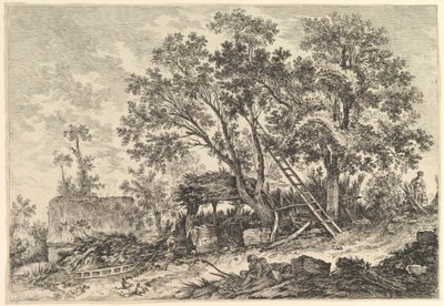 IIe. Uitzicht op Fronville, 18e eeuw door William Wynne Ryland