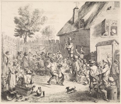 Boerenkermis door William Young Ottley