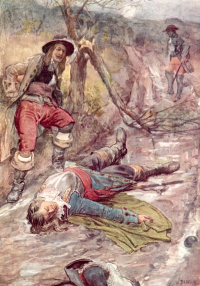Dood van Turenne door William after Rainey
