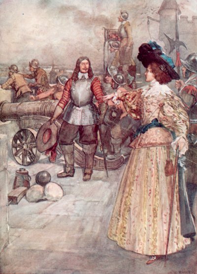 Juffrouw De Montpensier vuurt het kanon af door William after Rainey