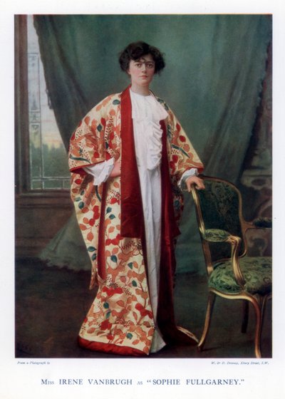 Dame Irene Vanbrugh, Engelse actrice, 1901 door William and Daniel Downey