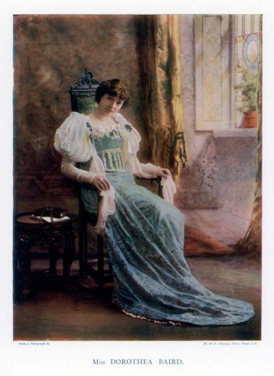 Dorothea Baird, Engelse toneel- en filmactrice, 1901 door William and Daniel Downey