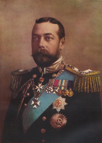 Z.M. Koning George V, 1917 door William and Daniel Downey