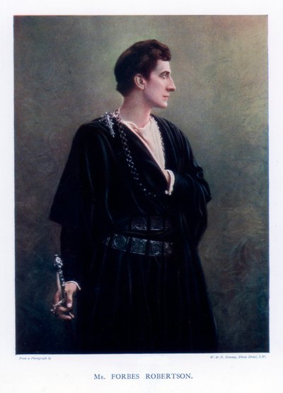 John Forbes-Robertson, Britse acteur en theatermanager, 1901 door William and Daniel Downey
