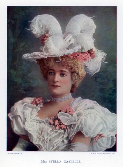 Stella Gastelle, actrice, 1901 door William and Daniel Downey